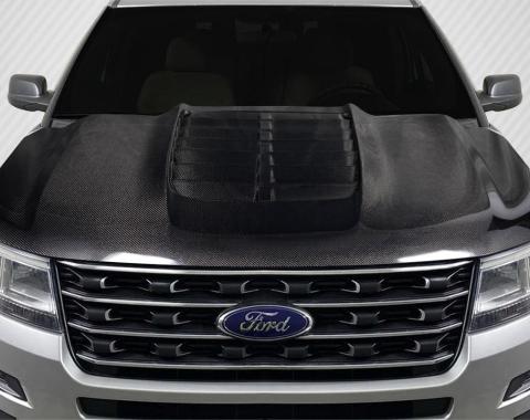 Extreme Dimensions 2016-2019 Ford Explorer Carbon Creations GT500 Carbon Fiber Hood 117482