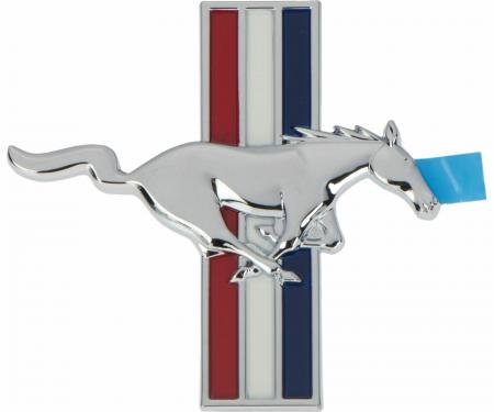 Mustang Fender Emblem, Tri-Bar Running Horse, Right, 2006-2014