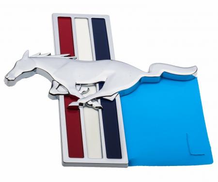 Mustang Fender Emblem, Tri-Bar Running Horse, Left, 2006-2014