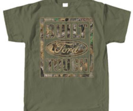 Built Ford Tough, Green & Camo Shirt | XX-Large