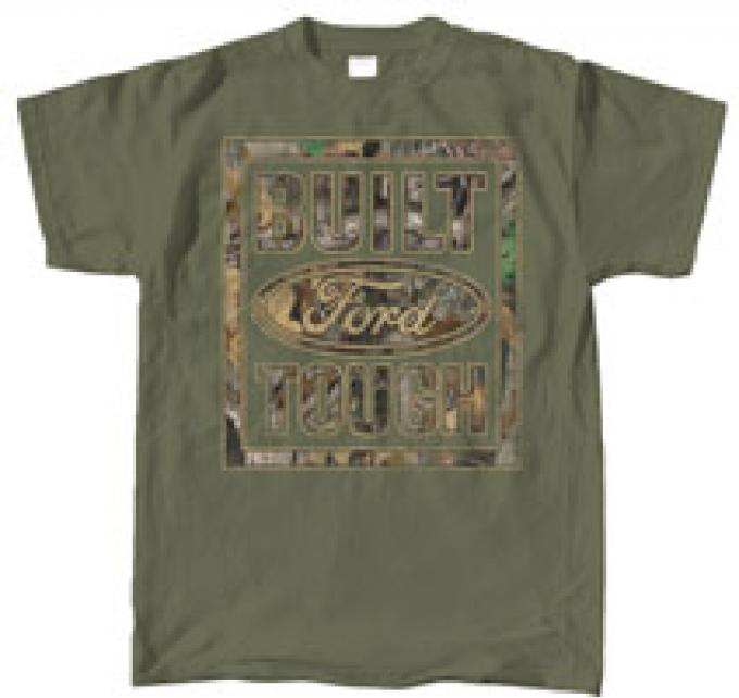 Built Ford Tough, Green & Camo Shirt