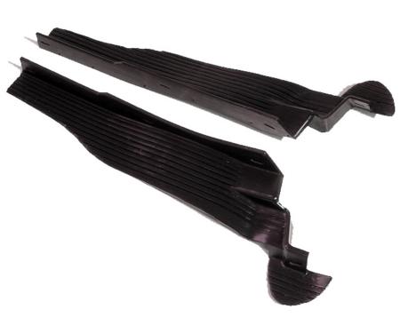 Metro Moulded Parts 1964 Ford Galaxie Rear Bumper Stone Deflector Ends. Pair BG 113