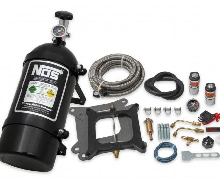 NOS Super Powershot Wet Nitrous System for 4150 4-Barrel Carburetor, Black 05101BNOS