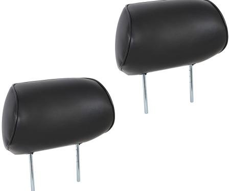 TMI Sport Headrest 1967 Ford Mustang, Black Sierra Vinyl 43-70855-958
