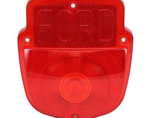 AMD Tail Light Lens, with "FORD" Logo, 61-66 F100 F250 Flareside Truck X951-4561-1