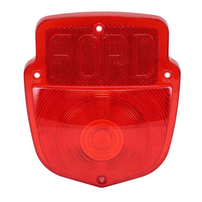 AMD Tail Light Lens, with "FORD" Logo, 61-66 F100 F250 Flareside Truck X951-4561-1
