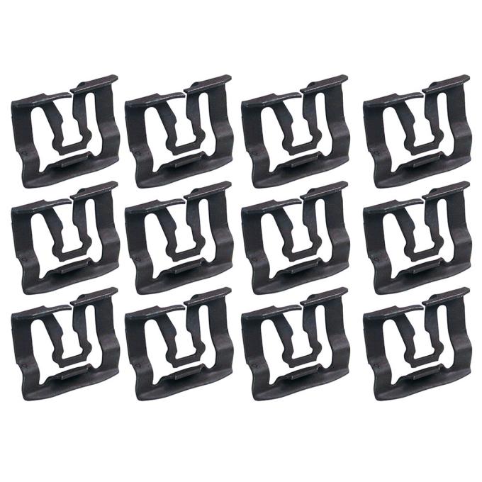 Redline Restomotive® 1972-1973 Ford Torino Front Windshield Molding Clip Set