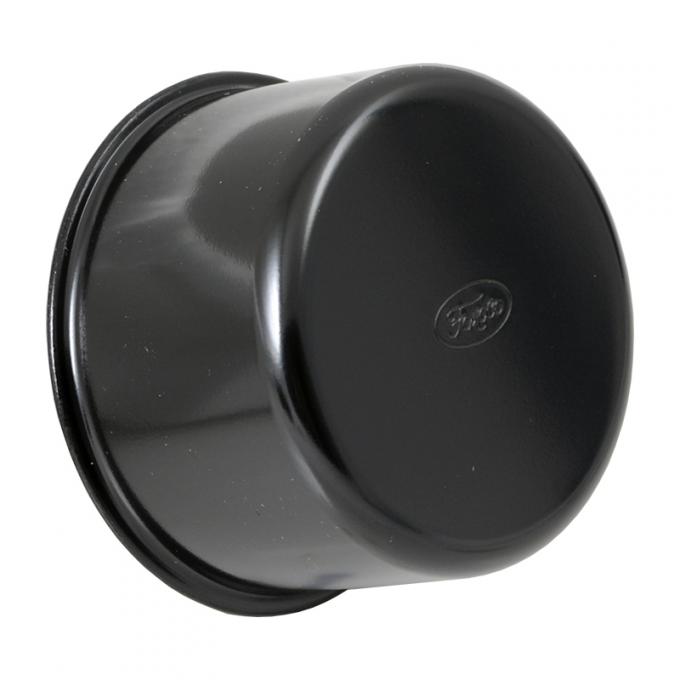 Dennis Carpenter Oil Filler/Breather Cap - Push On - Black - 1965-70 Ford Truck, 1966-77 Ford Bronco, 1964-70 Ford Car C5ZZ-6766-FR