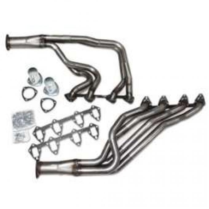 Four Tube Header, Automatic Transmission, 351C 4 Barrel Heads, Fairlane, Ranchero, 1970-1971