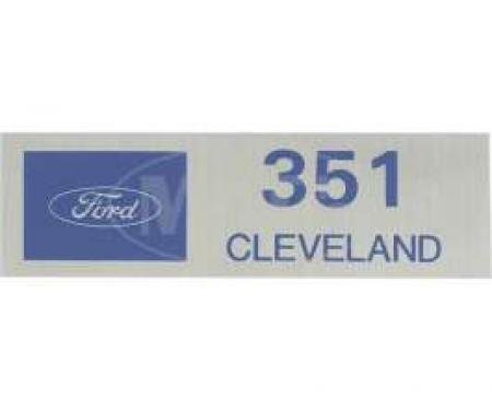 Ford 351 Cleveland Decal, 1957-1979