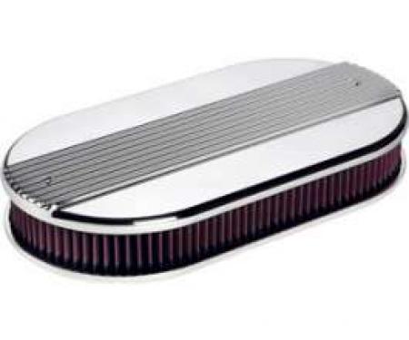 RIBBED OVAL AIR CLEANER (4X2)