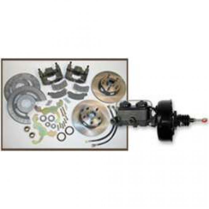 Front Disc Brake Conversion Kit, 4 Lug, Falcon, Ranchero, 1960-1965