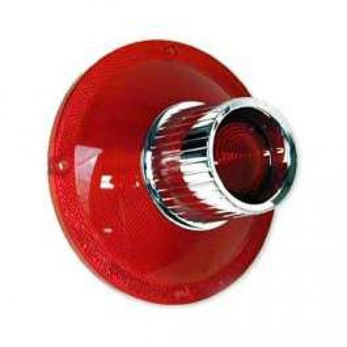 Tail Light Lens - Without Backup Lens - Bright Accent On Lens - FoMoCo Logo