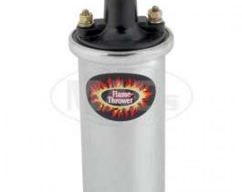 Flame Thrower Ignition Coil - 12 Volt - Chrome - V8