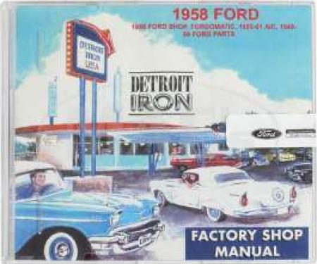 Shop Manual & Parts Manual On CD-Rom, Fairlane, Galaxie, Ranchero, 1958