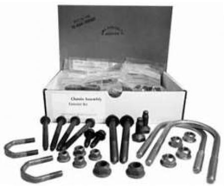 Master Chassis Bolt Kit, 289, Drum Brakes, Fairlane, 1966