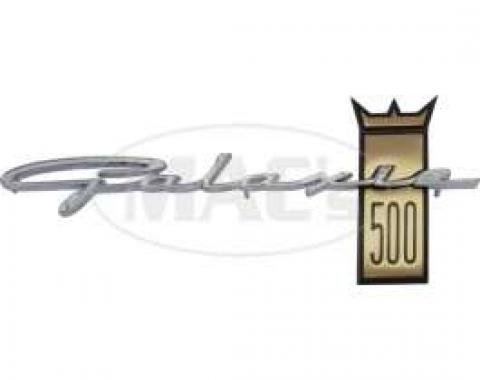 Fender Emblem, "500", Right, Galaxie, 1963
