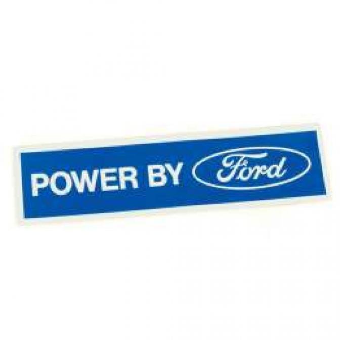 Decal - Valve Cover - Powered By Ford - White