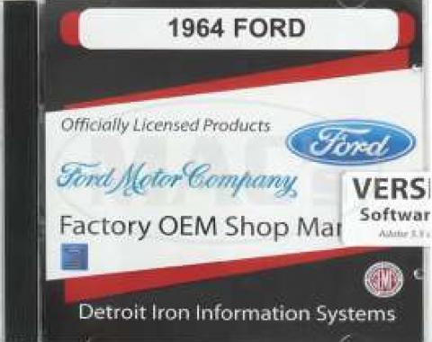 Shop Manual & Parts Manual On CD-Rom, Ford, 1964