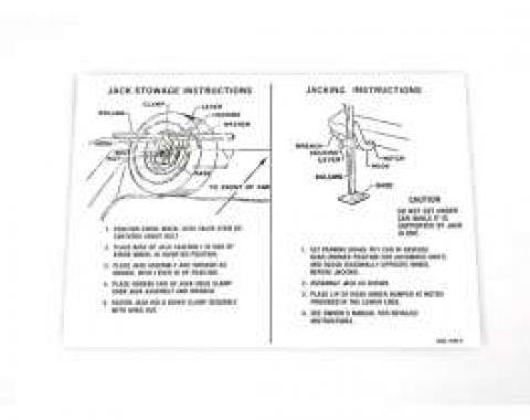 Decal - Jack Instructions - Regular Wheels