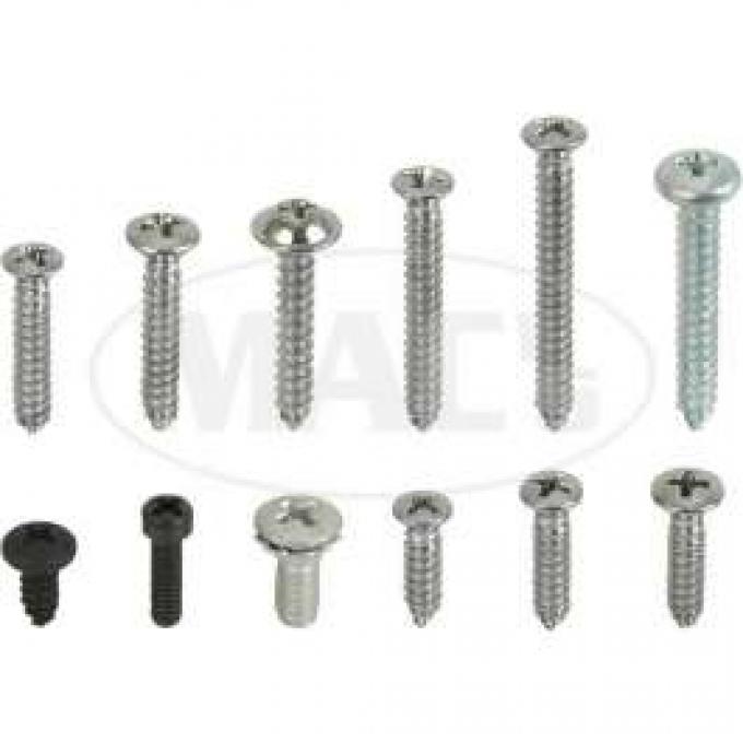 Interior Screw Kit, Convertible, Galaxie, 1963-1964