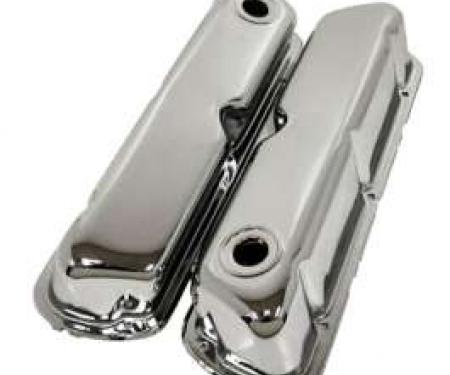 Ford Valve Covers, Small Block, Chrome, 1962-1979