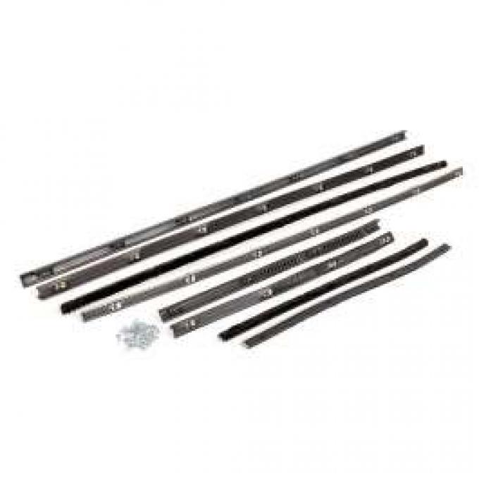 Belt Weatherstrip Kit - Doors and Rear Quarter Windows - 8 Pieces