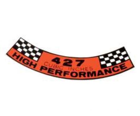 Air Cleaner Decal - 427 High Performance