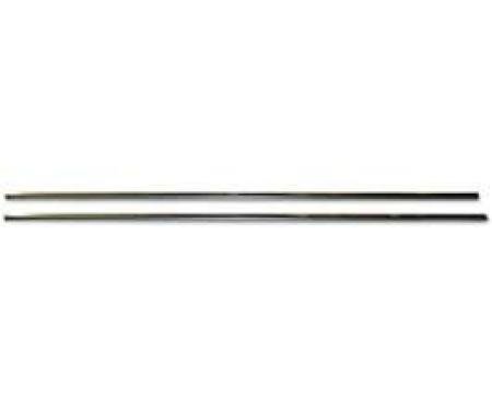 Lower Door Panel Retainer, Stainless, Galaxie, 1959
