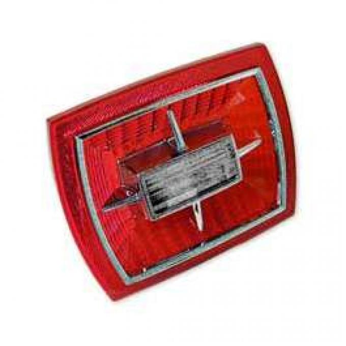 Tail Light Lens - With Backup Light - Bright Accent On Lens - FoMoCo Logo