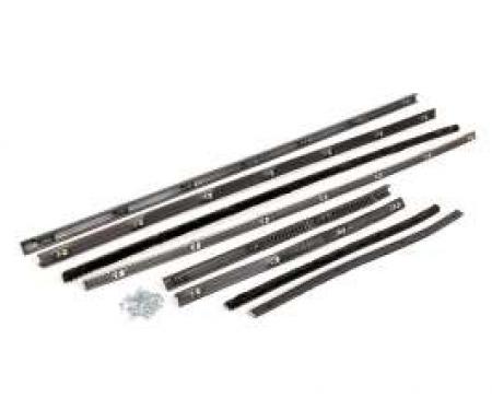 Belt Weatherstrip Kit - Doors and Rear Quarter Windows - 8 Pieces