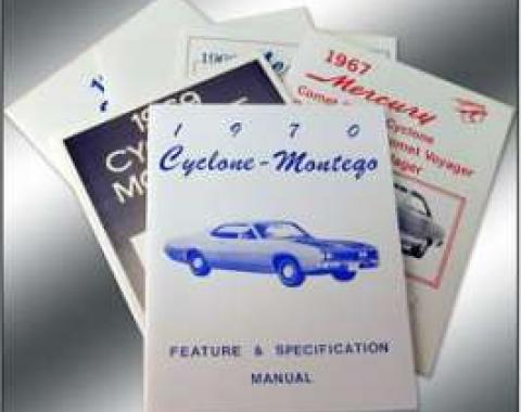 Cyclone and Montego Illustrated Facts Manual - 44 Pages