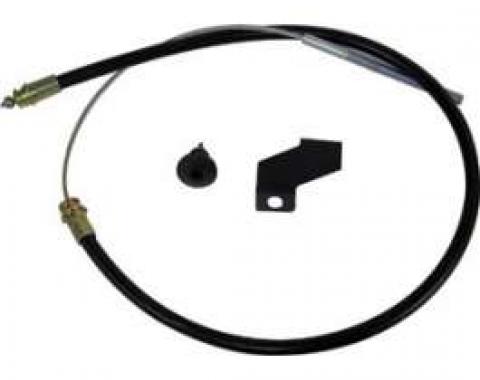 Parking Brake Cable, Rear Right, Galaxie, Thunderbird, Full-Size Mercury, 1967-1968