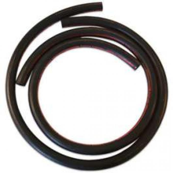Heater Hose Set - Exact Reproduction - 2 Pieces - Red Stripe - For Cars Without Air Conditioning