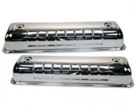 VALVE COVERS-CHROME (292/312) Y-BLOCK