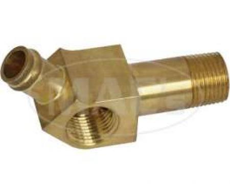 1967-1969 FAIRLANE/TORINO 390GT BRASS PCV REAR INTAKE FITTING