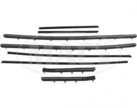 Torino Windowfelt Kit, Fastback Body Code 63R, Eight Pieces, 1972-73