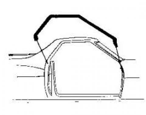 Roof Rail Seals - 2 Door Hardtop