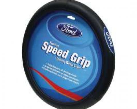 Ford Steering Wheel Cover,Speed Grip,With Ford Blue Oval Logo