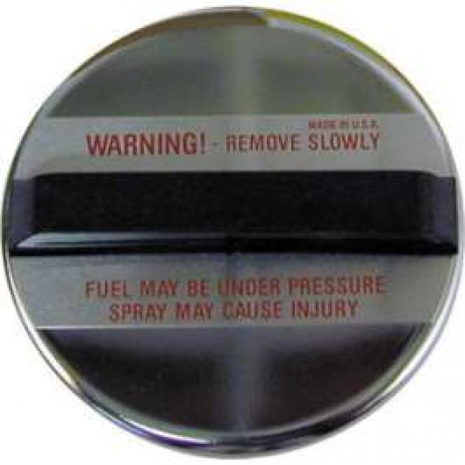 Fuel Cap, Chrome, Non-Locking, Ranchero, 1972-1979