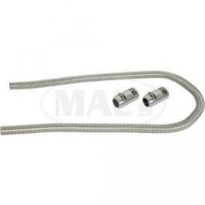 Heater Hose Set, Stainless, Ford & Mercury, 1957-1979