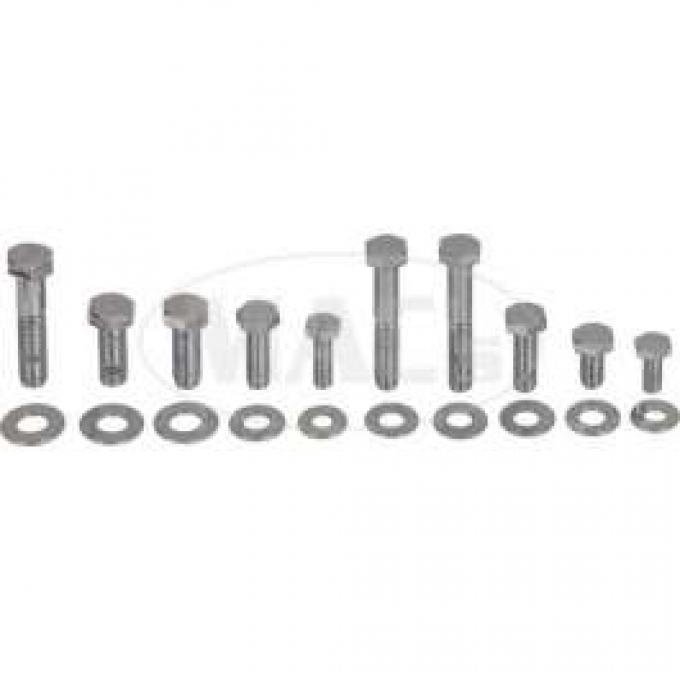 Engine Hardware Kit (Small Block, Standard Exhaust, Stainless)