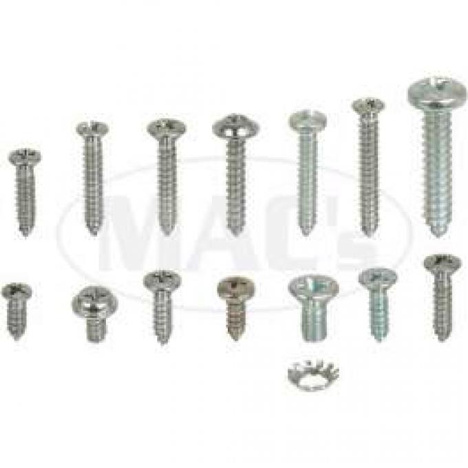 Interior Screw Kit, 2 Door, Falcon, 1965