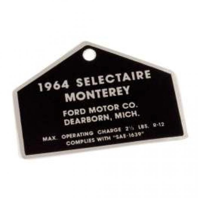 Air Conditioning Tag - Selectaire - Aluminum