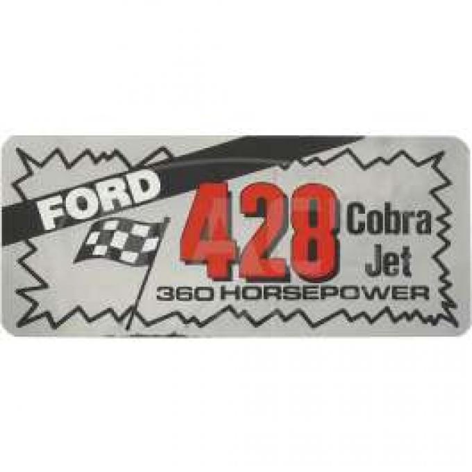 Ford 428-360 Horsepower Valve Cover Decal