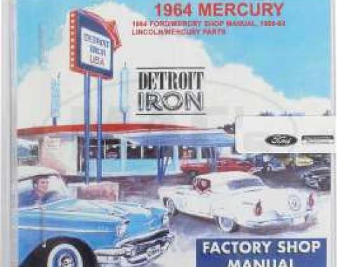 Shop Manual & Parts Manual On CD-Rom, Mercury, 1964