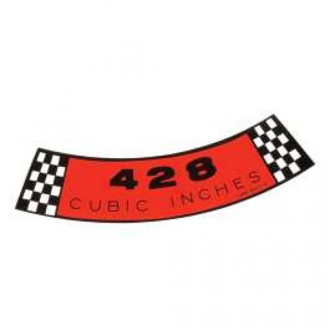 Air Cleaner Decal - 428 Cubic Inches