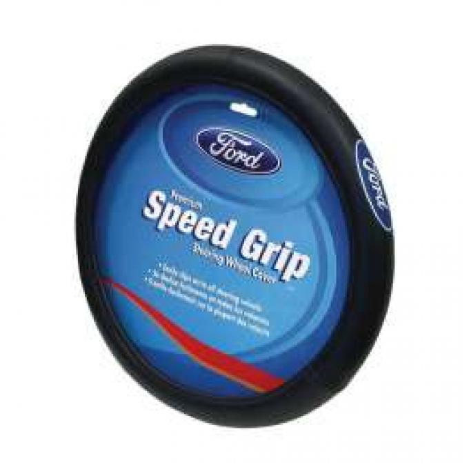 Ford Steering Wheel Cover,Speed Grip,With Ford Blue Oval Logo