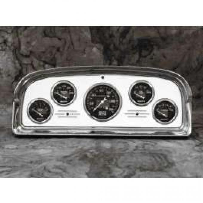 Dash Insert, Polished Billet Aluminum, Galaxie, 1959