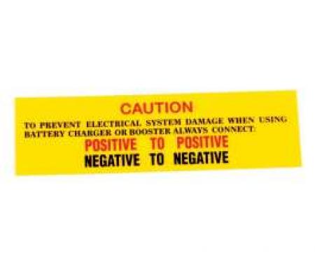 Decal - Battery Caution